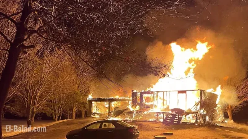 Major Fire in Champlain Puts Two Lives at Risk