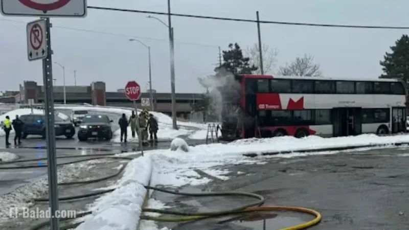 Towed OC Transpo Bus Catches Fire, Out of Service