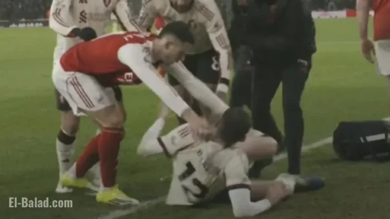 Arsenal Star Ignites Clash, Pushes Liverpool Ace Before Injury Exit