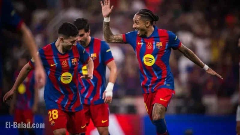 Barcelona Triumphs 5-0 Over Athletic to Reach Super Final