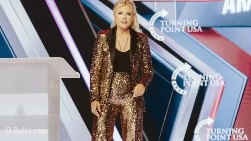 Erika Kirk Dazzles in Stunning Pantsuit, Balances Elegance and Glamour
