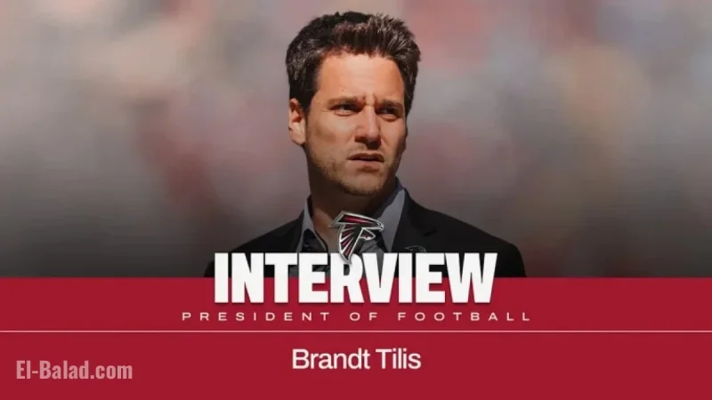Falcons Interview Brandt Tilis for Key Football Presidency Role