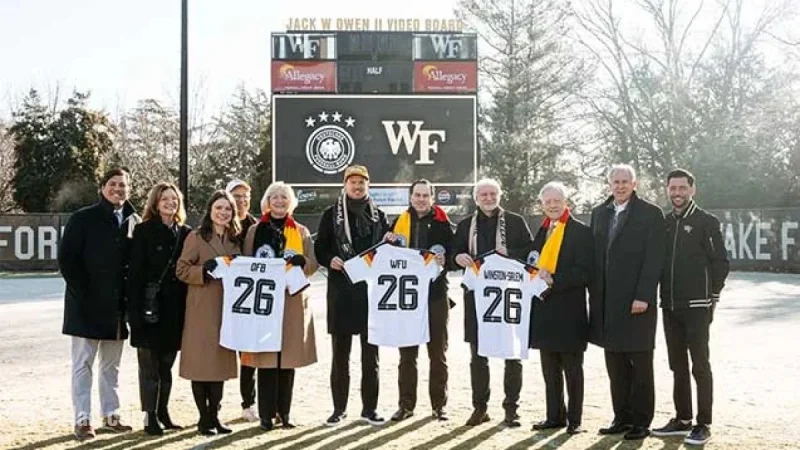 German Team Chooses Wake Forest University as FIFA World Cup 2026 Host