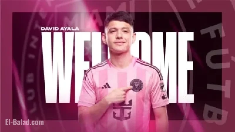 Inter Miami CF Welcomes Midfielder David Ayala