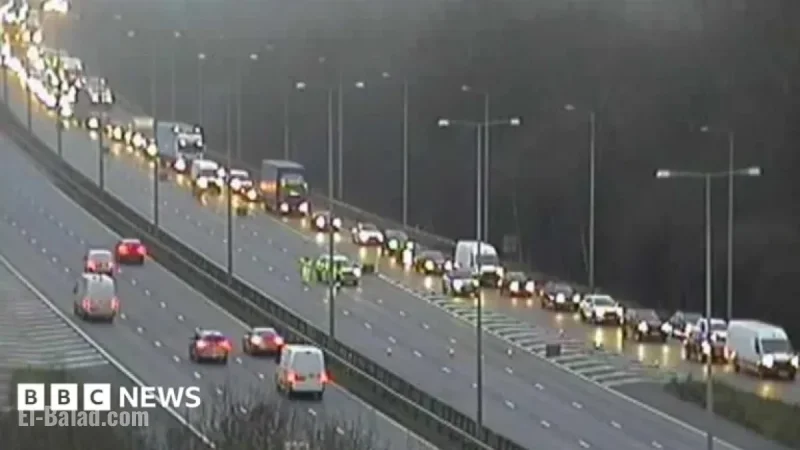M1 Reopens in Leicestershire Following Cattle Truck Crash and Car Fire