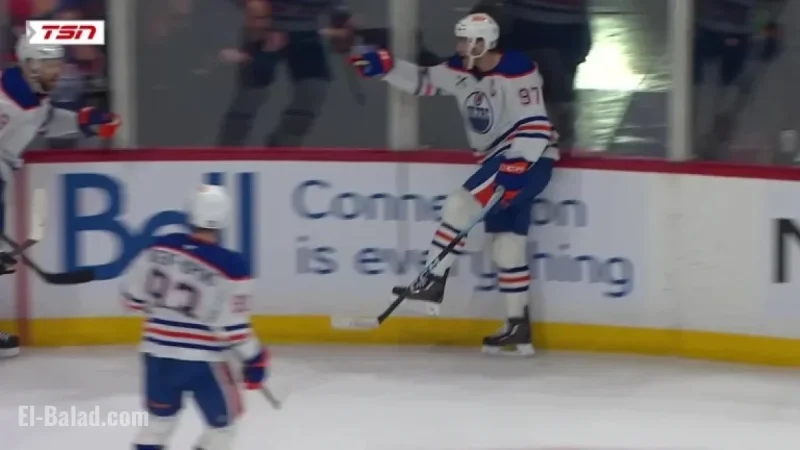 McDavid Scores from Draisaitl’s Assist