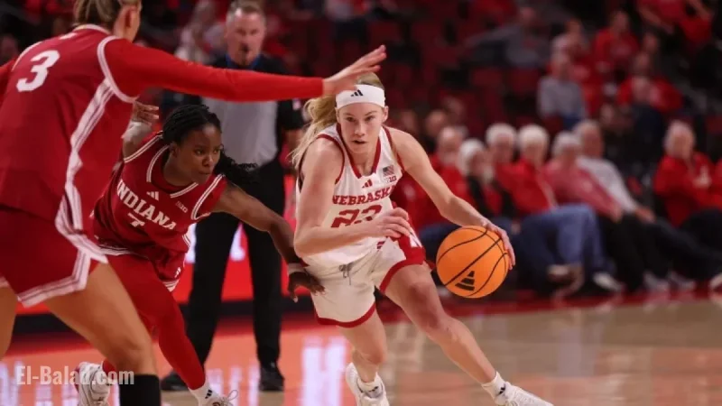 No. 25 Huskers Defeat Hoosiers in Close Match