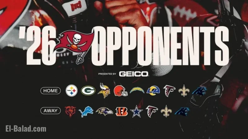 Tampa Bay Buccaneers Confirm 2026 Opponents