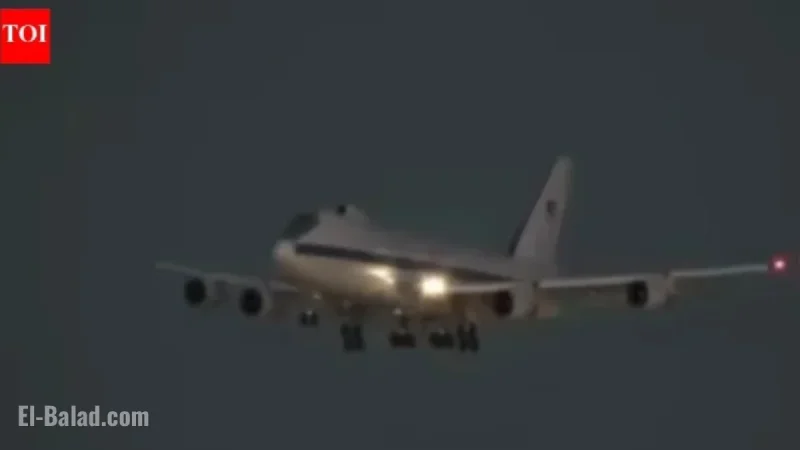 Trump’s Doomsday E-4B Plane Spotted in Washington, Los Angeles Post-Maduro Capture
