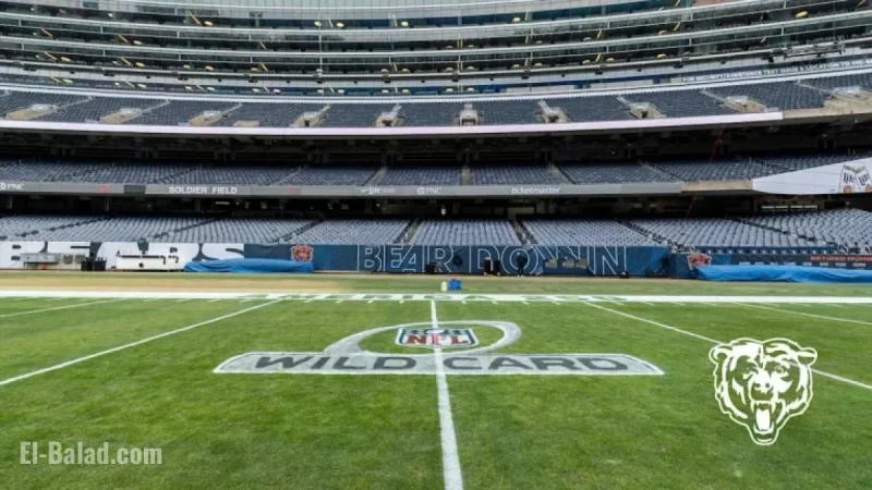 Chicago Bears Prepare Soldier Field for Wild Card Game Against Packers