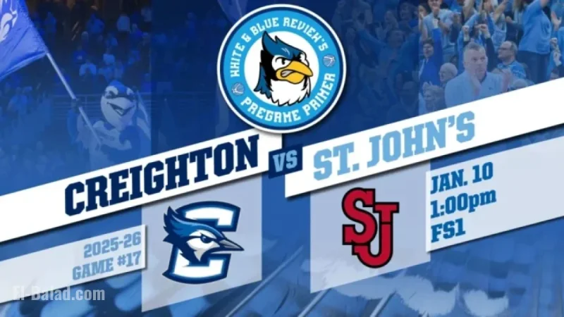 Creighton Hosts St. John’s in Anticipated Early Season Clash