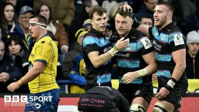 Glasgow Secures Last-16 Champions Cup Spot with Bonus-Point Victory Over Clermont