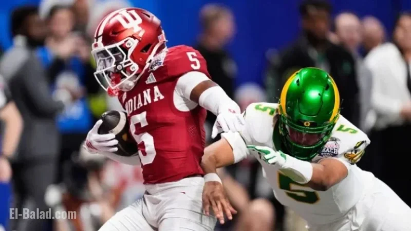 Indiana vs. Oregon: Battle for a Spot in College Football Title Game