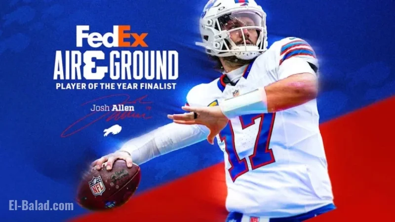 Josh Allen Nominated for FedEx Air and Ground Players of the Year Award