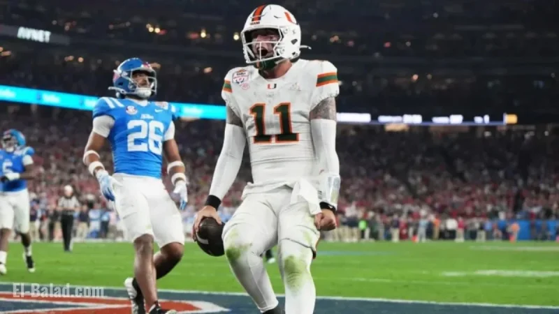 Miami Defeats Ole Miss in Fiesta Bowl, Advances to National Championship