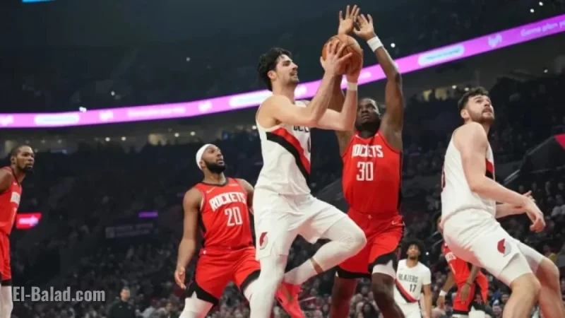 Portland Trail Blazers Dominate Houston Rockets in First Half Showdown
