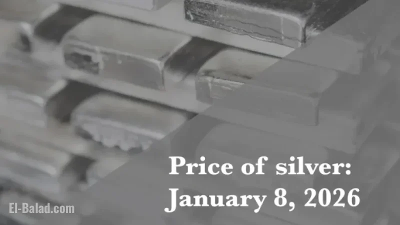 Silver Price Update for Thursday, January 8, 2026