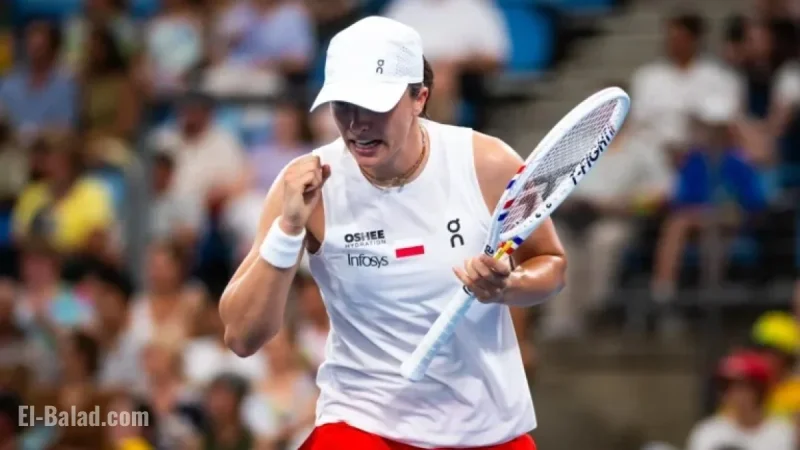 Swiatek Leads Poland Against U.S. in United Cup Semifinals Showdown