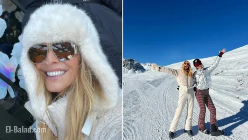Tess Daly and Daughter Phoebe, 21, Shine on Winter Ski Getaway