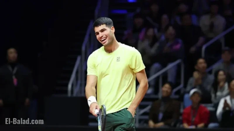 Alcaraz Set for Monday Training with Top-10 Player at 2026 Australian Open