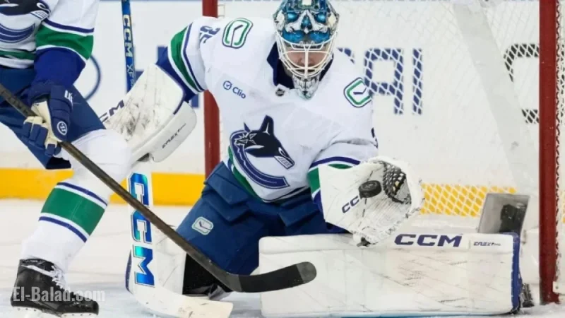 Canucks Bench Demko After First Period Against Maple Leafs