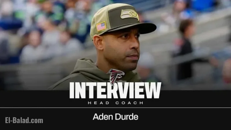 Falcons Interview Aden Durde for Head Coach Role