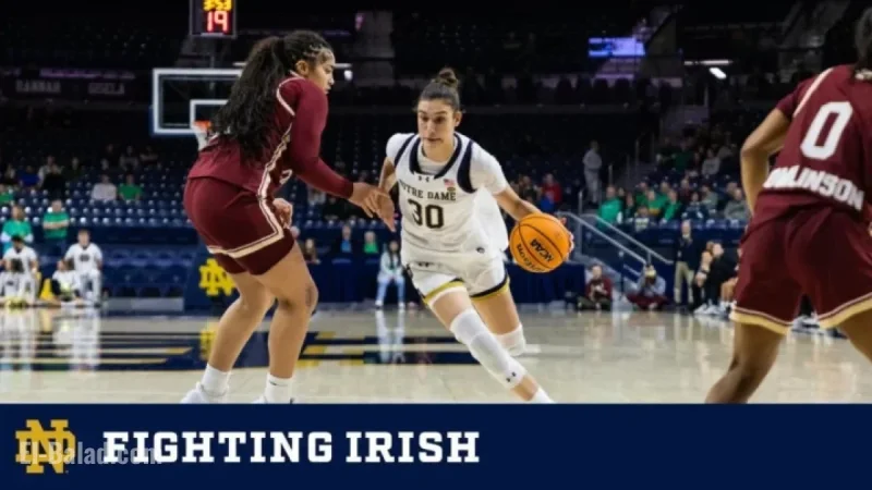 Irish Prepare for Showdown with No. 22 Carolina