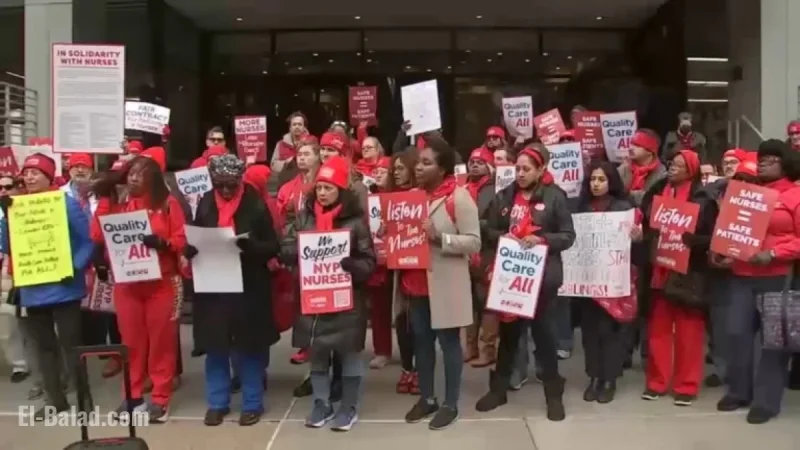 NYC Nurses Poised for Monday Strike Amid Contract Dispute