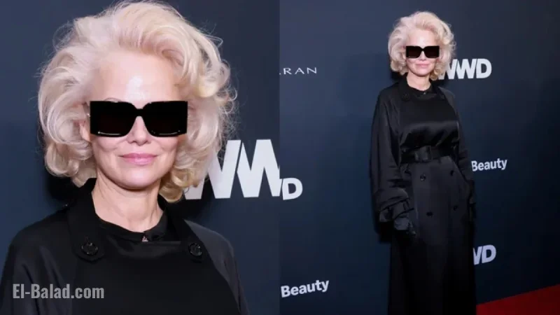 Pamela Anderson Stuns with Blonde Look at 2026 WWD Style Awards