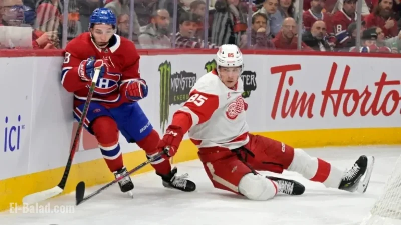 Red Wings Face Crucial Game Against Canadiens