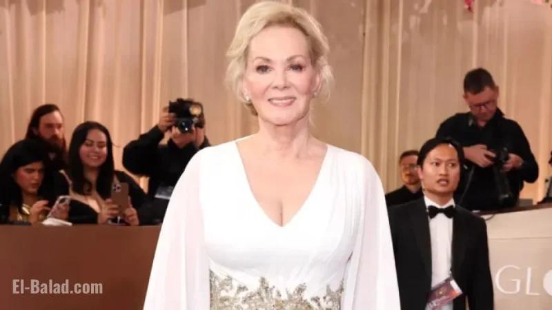 Jean Smart Dazzles in Flowing White Gown at 2026 Golden Globes