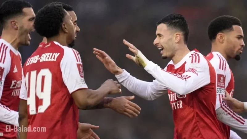 Martinelli Shines with Hat-Trick as Arsenal Crush Portsmouth 4-1 in FA Cup