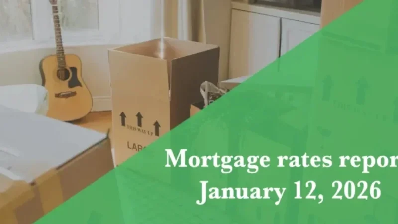 Mortgage Rates Update: January 12, 2026 Report