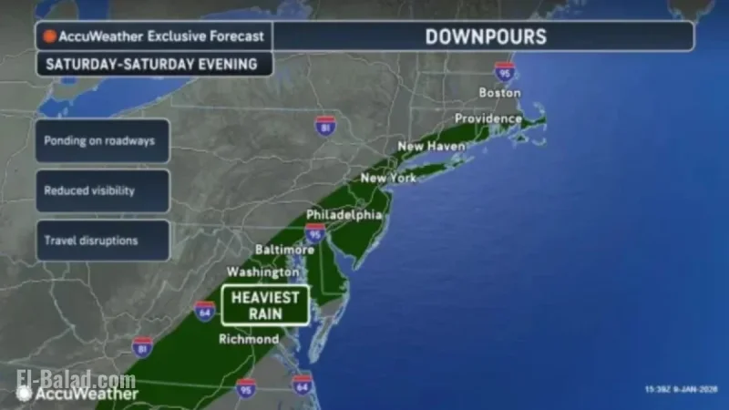 NJ Weather Forecast: Isolated Snow Showers, 35 mph Winds Expected Sunday