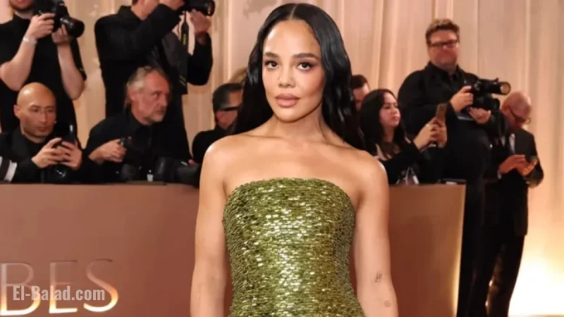 Tessa Thompson Stuns in Backless Dress at 2026 Golden Globes