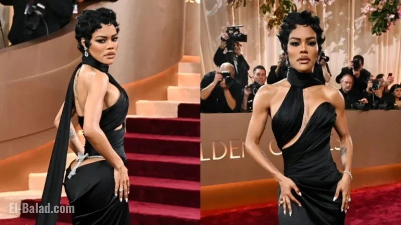 Teyana Taylor Dazzles in Schiaparelli at 2026 Golden Globes