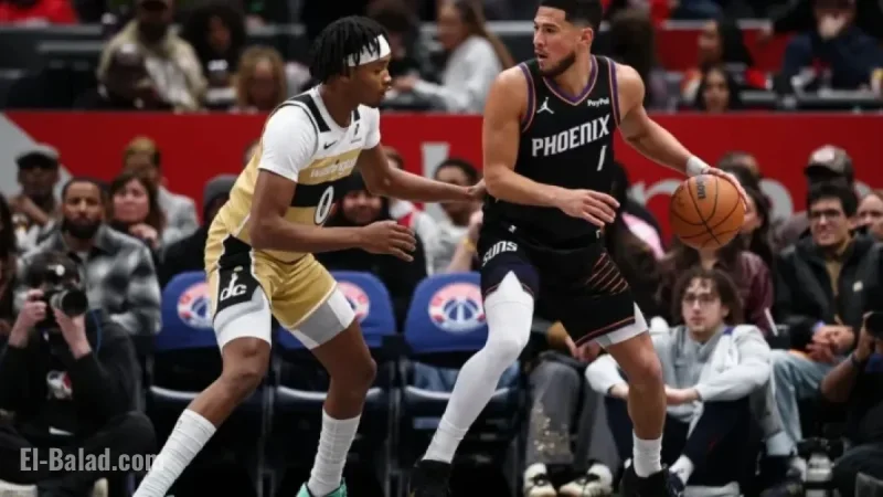 Wizards Face Suns Sunday, Start West Coast NBA Tour