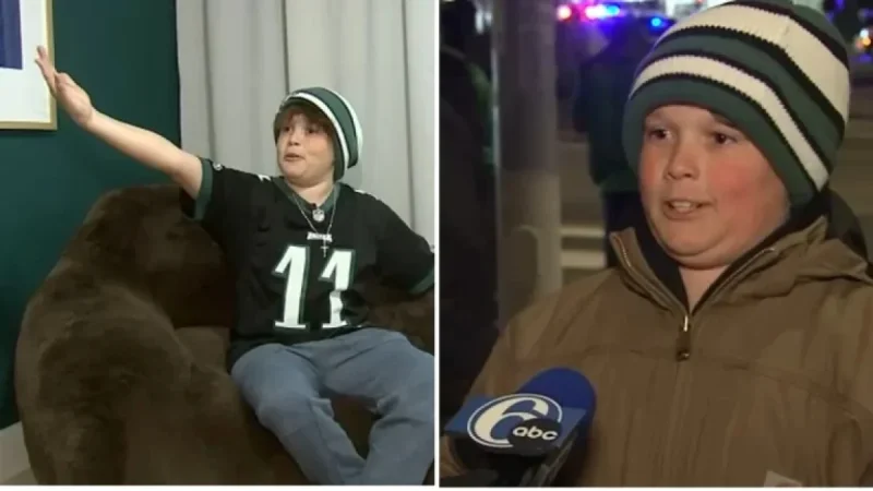 11-Year-Old Sam Salvo Becomes Online Sensation After Viral Eagles Video