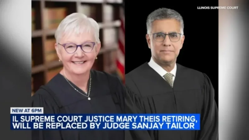 Illinois Supreme Court Justice Theis Retires, Judge Tailor to Succeed