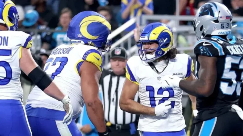 Puka Nacua’s Crucial Interception Secures Rams’ Wild-Card Victory