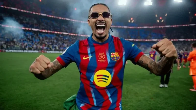 Raphinha Shines as Super Cup Final’s Man of the Match