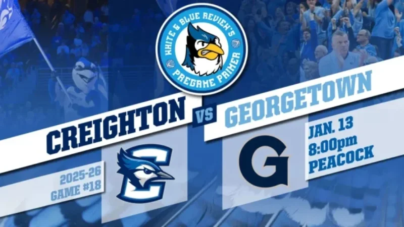 Bluejays Aim to Rebound Against Hoyas After Rare Home Loss
