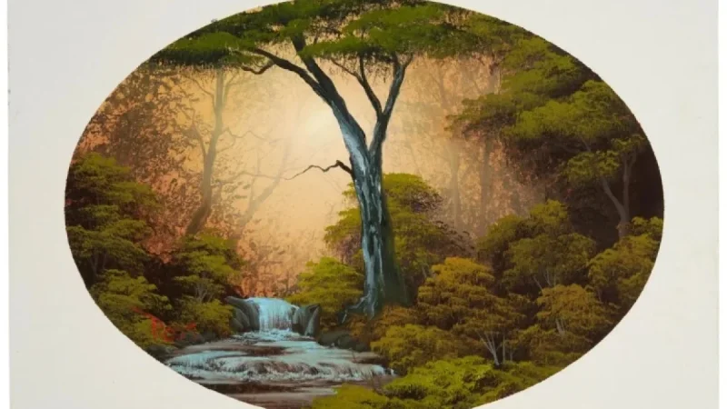 Bob Ross Paintings to be Auctioned for U.S. Public Television Benefit