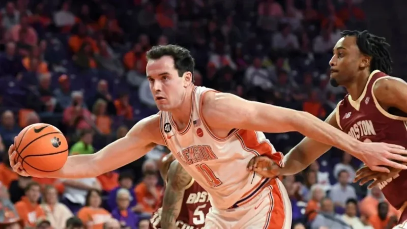 Davidson Propels No. 22 Clemson to Eighth Consecutive Win Against Boston College