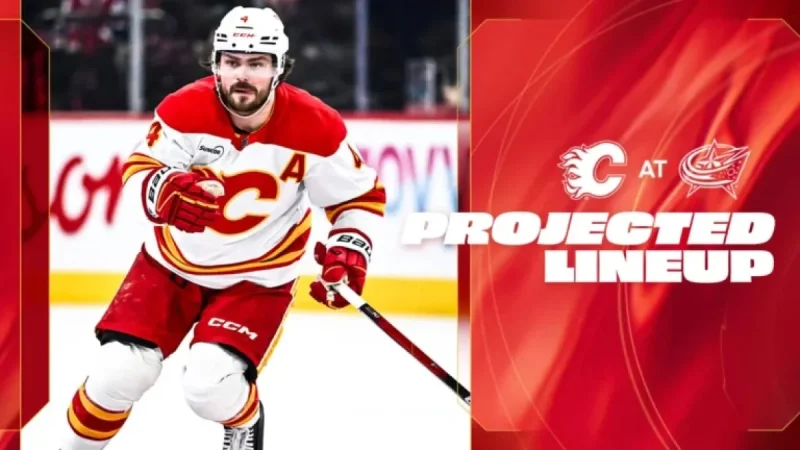 Flames vs. Blue Jackets: Predicted Starting Lineup