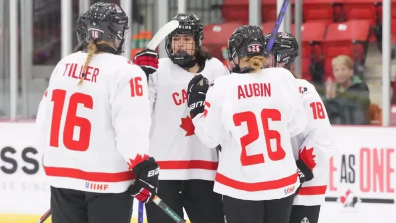 Ismael’s Hat Trick Leads Canada to Victory Over Sweden in U18 Women’s Hockey