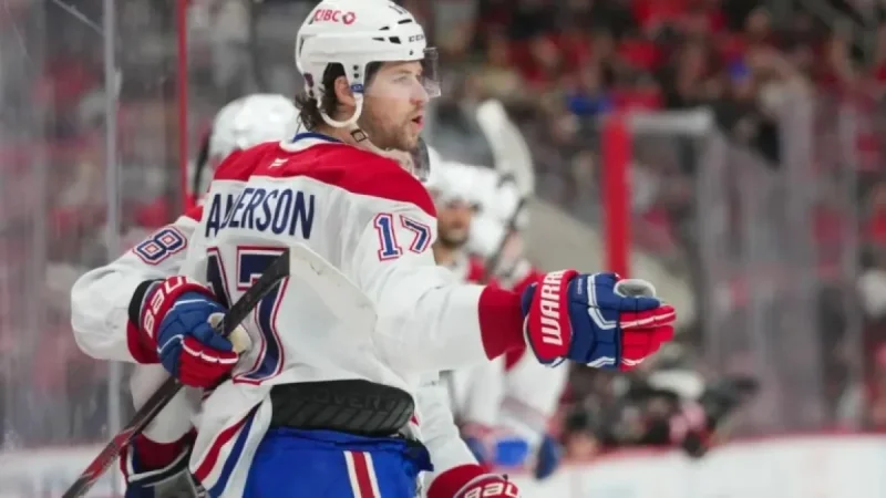 Josh Anderson’s Return May Bench Canadiens Player Against Capitals Tonight