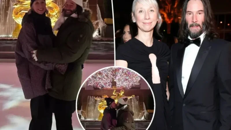Keanu Reeves and Alexandra Grant’s Romantic Kiss Captured at Rockefeller Center
