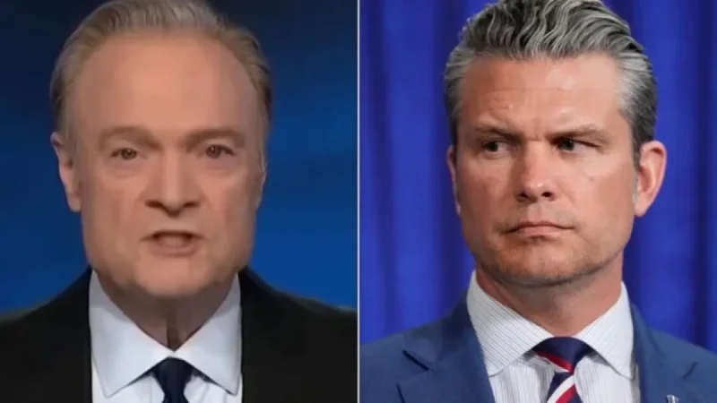 Lawrence O’Donnell Criticizes Hegseth in Legal Clash with Mark Kelly