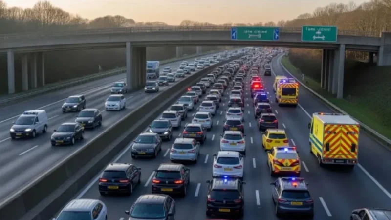 Major Disruption on M3 Northbound Near Lightwater: Essential Info for Drivers